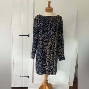 Tibi Snakeskin Print Sheath Dress